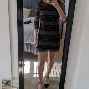 Mango Flapper Beaded Mini Dress